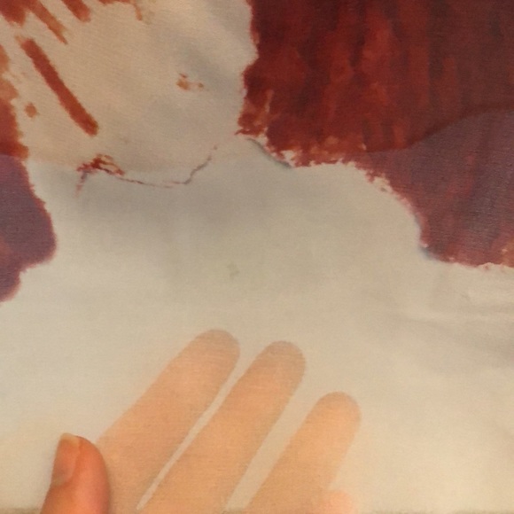 Stunning Free People NWT Maxi, Nude with black and red flowers, strapless - Picture 14 of 15